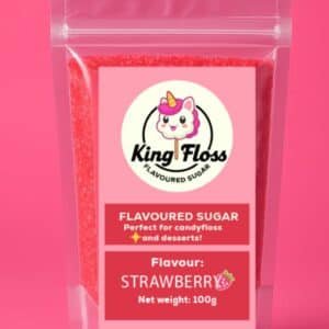 Strawberry Sugar – Candyfloss Strawberry Sugar (100g)