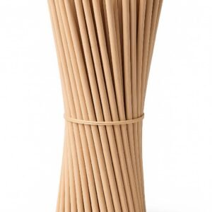 Candyfloss Sticks – Round Beech Wood (Smooth Finish)-100 pieces